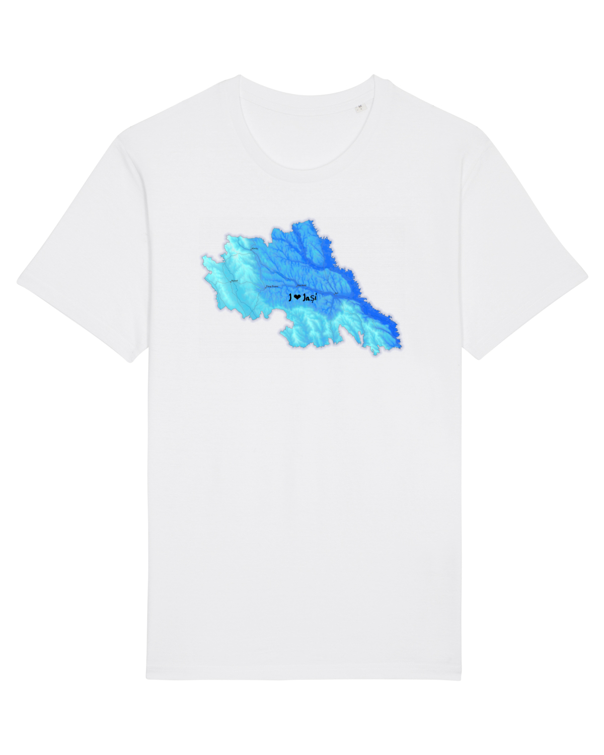 Tricou mânecă scurtă Unisex Rocker White