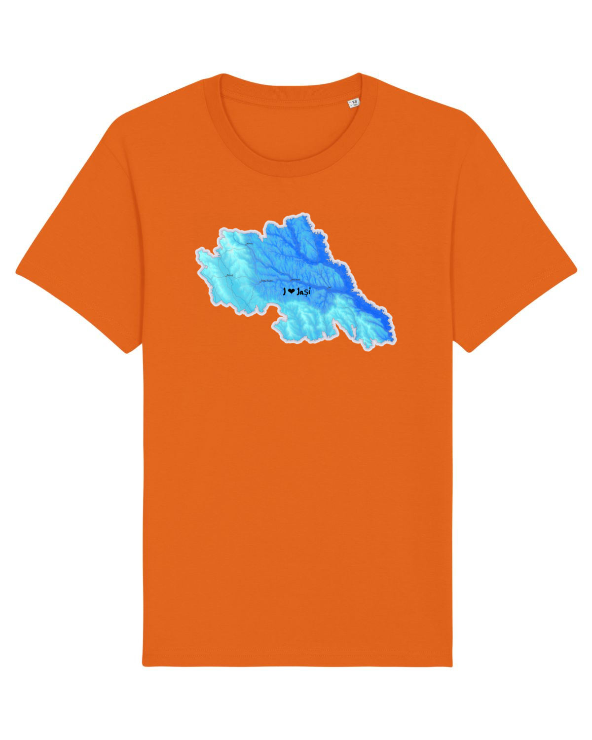 Tricou mânecă scurtă Unisex Rocker Bright Orange