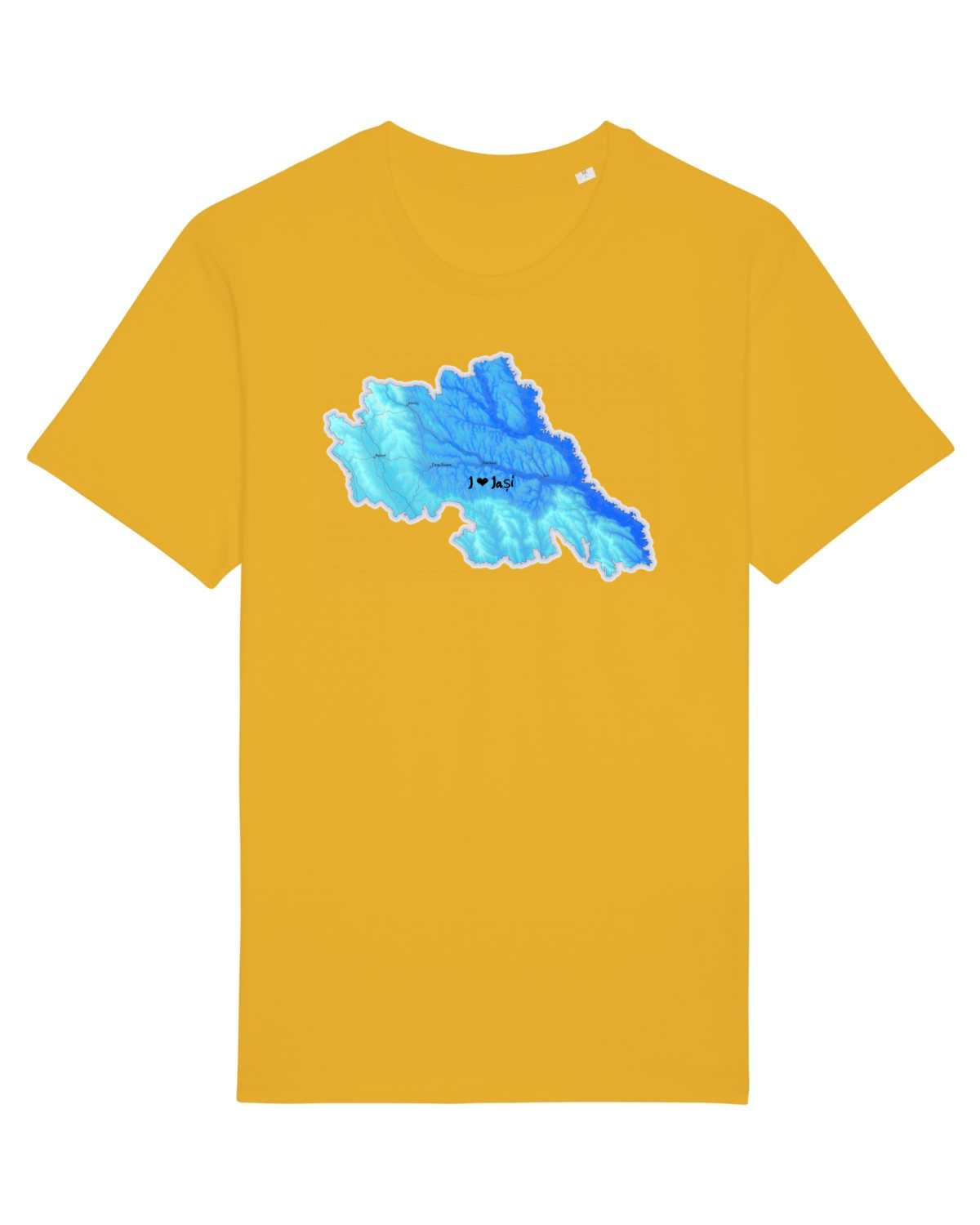 Tricou mânecă scurtă Unisex Rocker Spectra Yellow