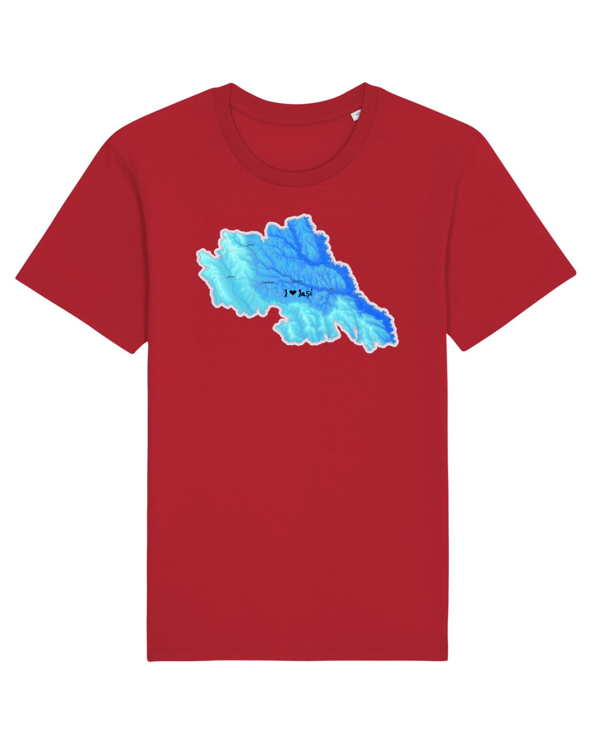 Tricou mânecă scurtă Unisex Rocker Red