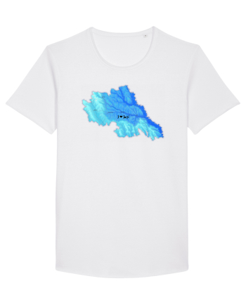 Iași County Map White