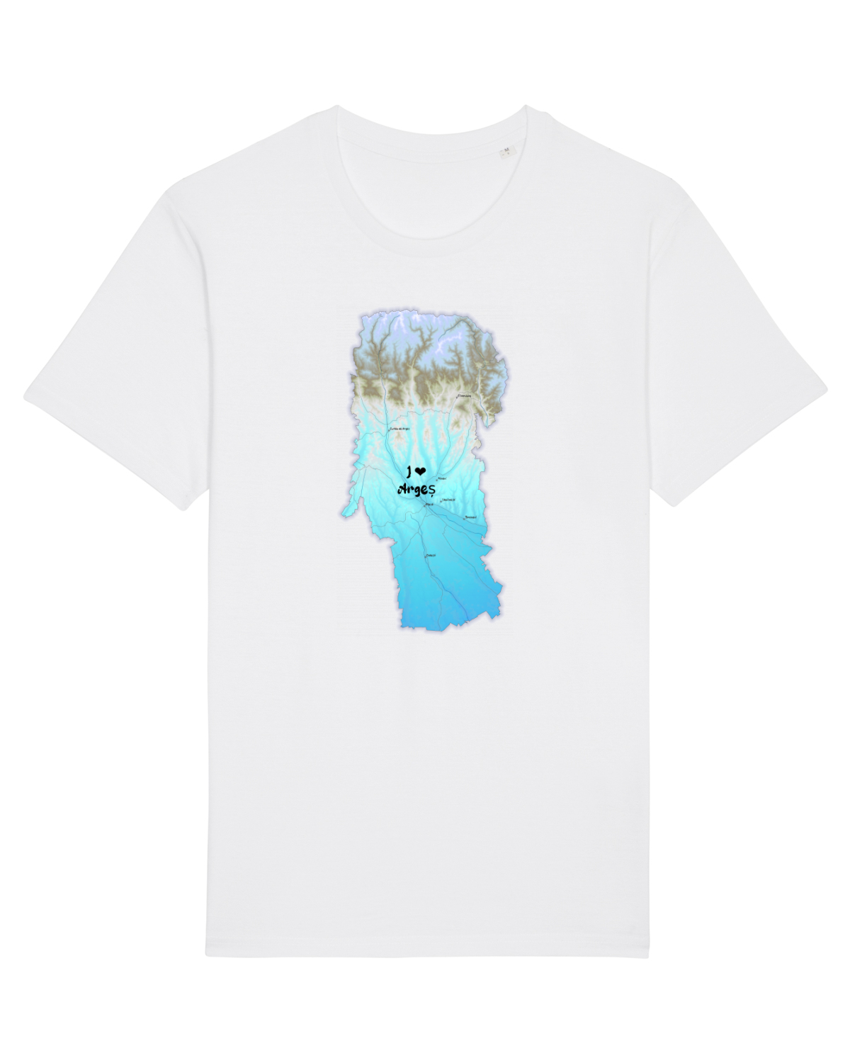 Tricou mânecă scurtă Unisex Rocker White