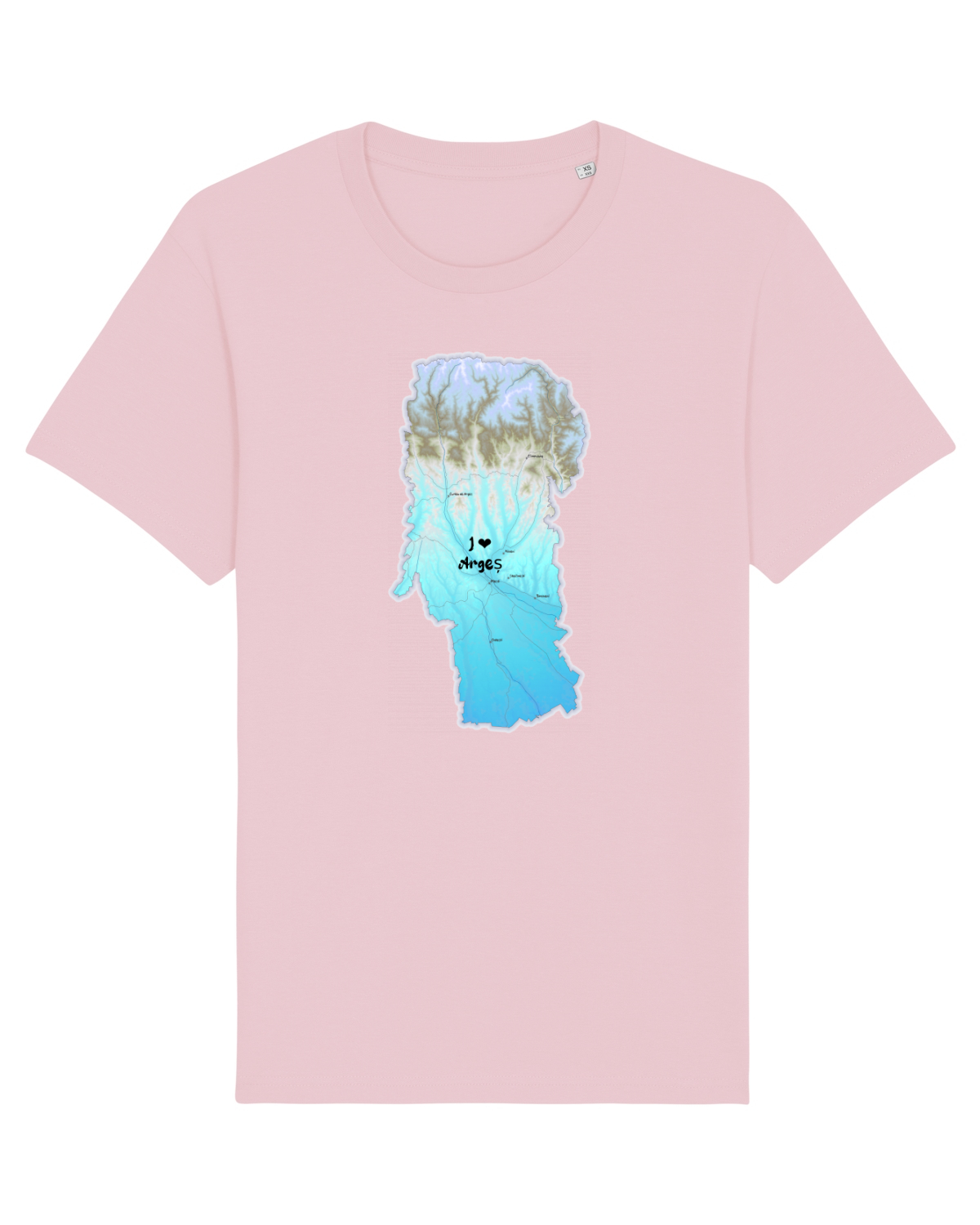Tricou mânecă scurtă Unisex Rocker Cotton Pink