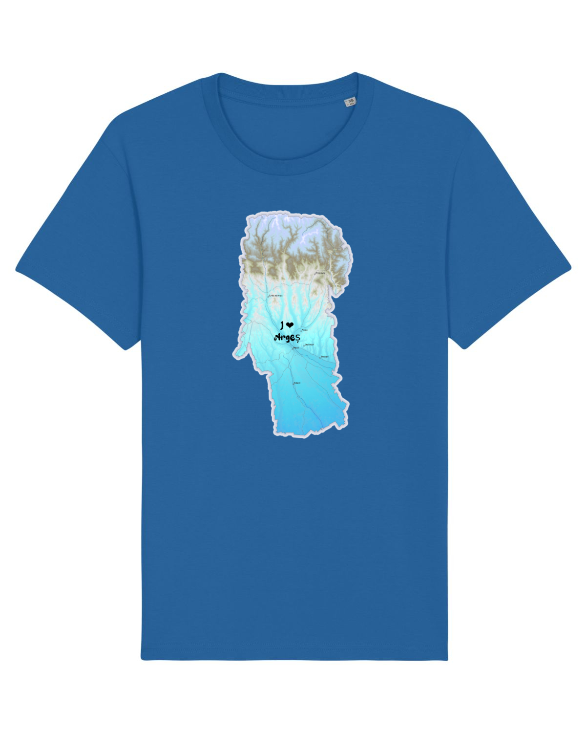 Tricou mânecă scurtă Unisex Rocker Royal Blue