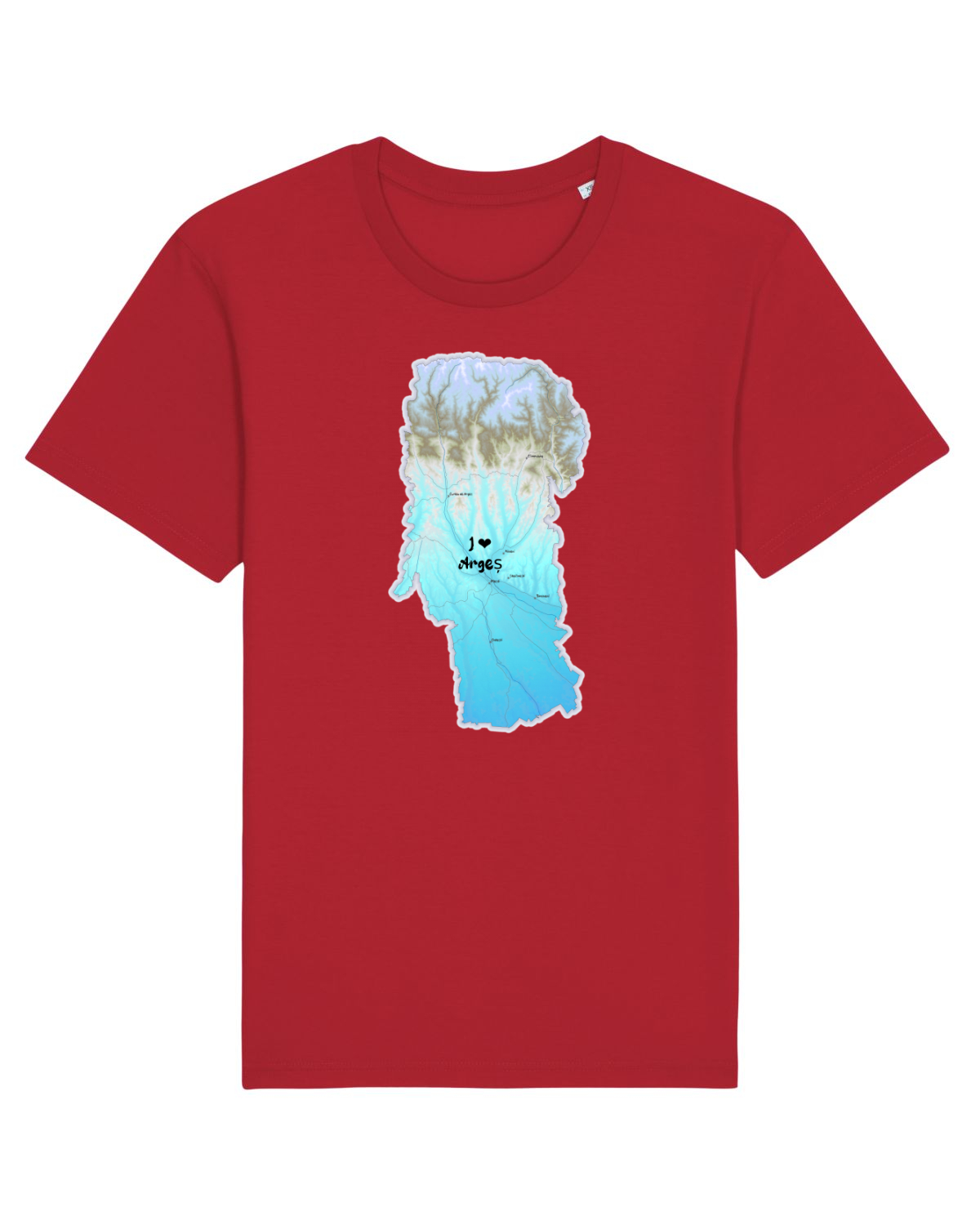 Tricou mânecă scurtă Unisex Rocker Red