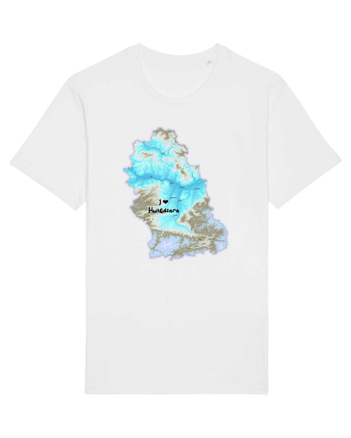 Tricou mânecă scurtă Unisex Rocker White