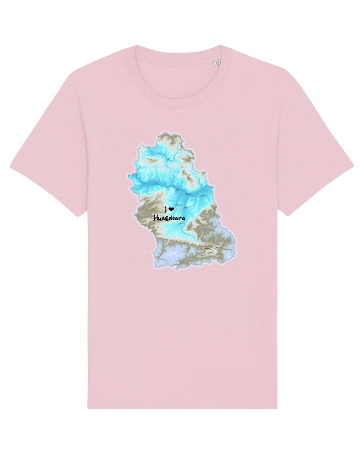 Tricou mânecă scurtă Unisex Rocker Cotton Pink