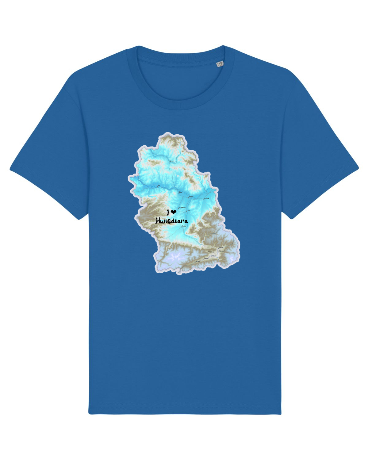 Tricou mânecă scurtă Unisex Rocker Royal Blue