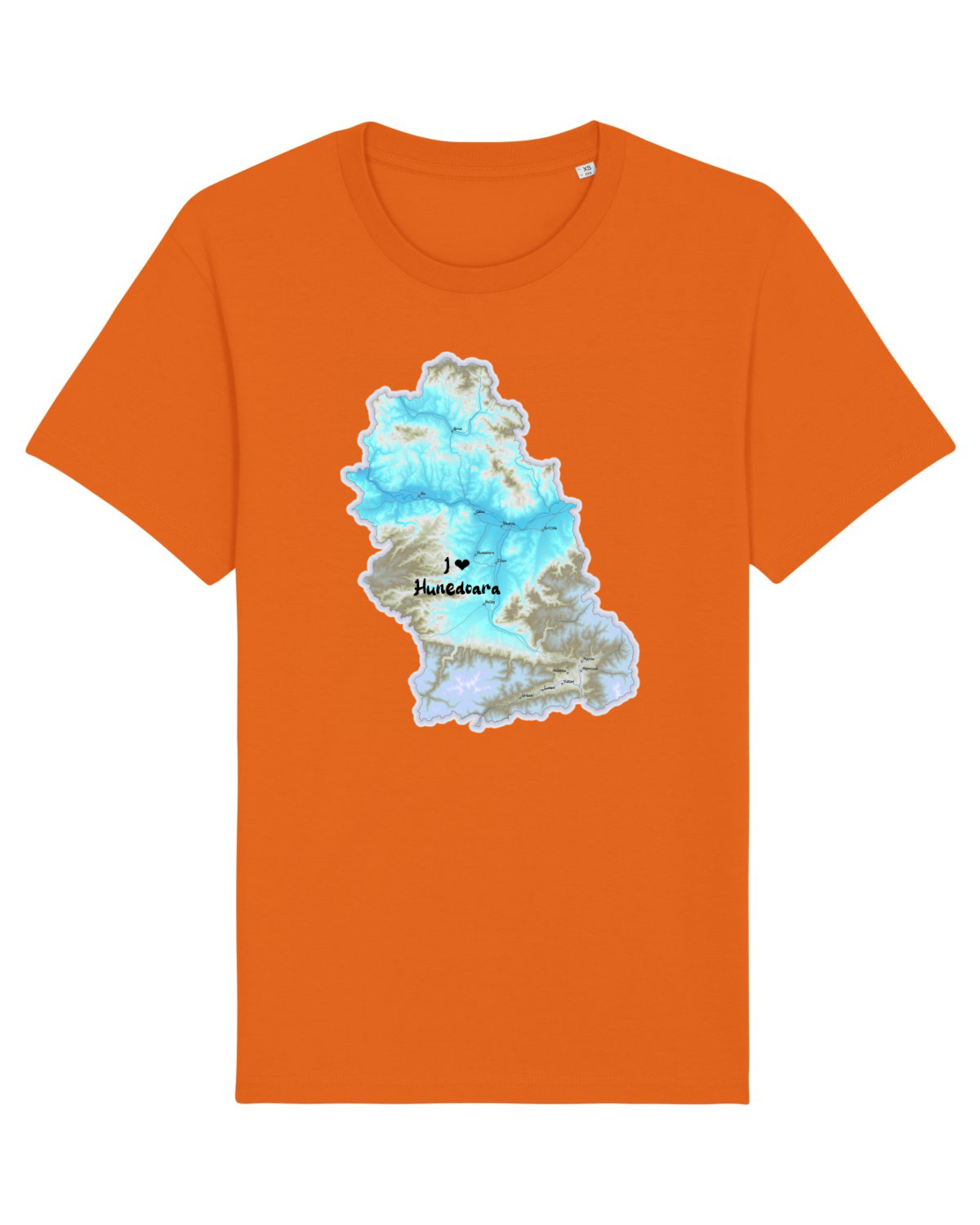 Tricou mânecă scurtă Unisex Rocker Bright Orange