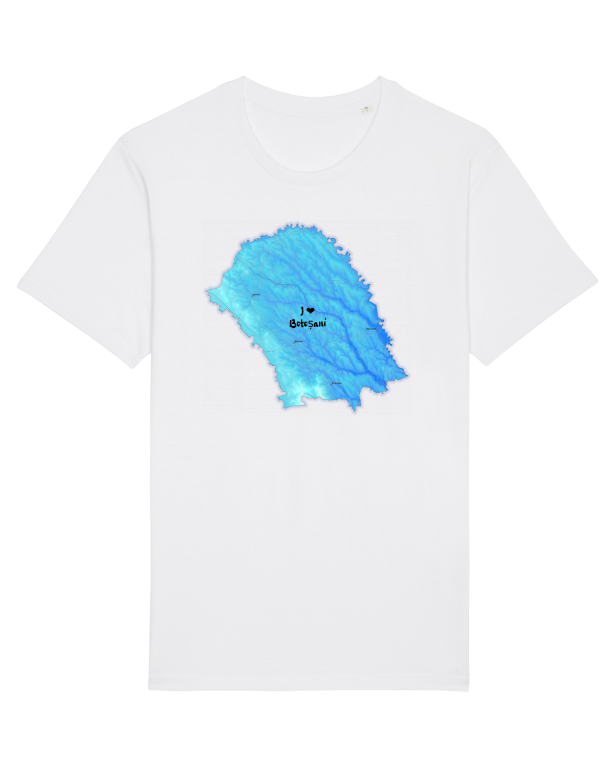 Tricou mânecă scurtă Unisex Rocker White