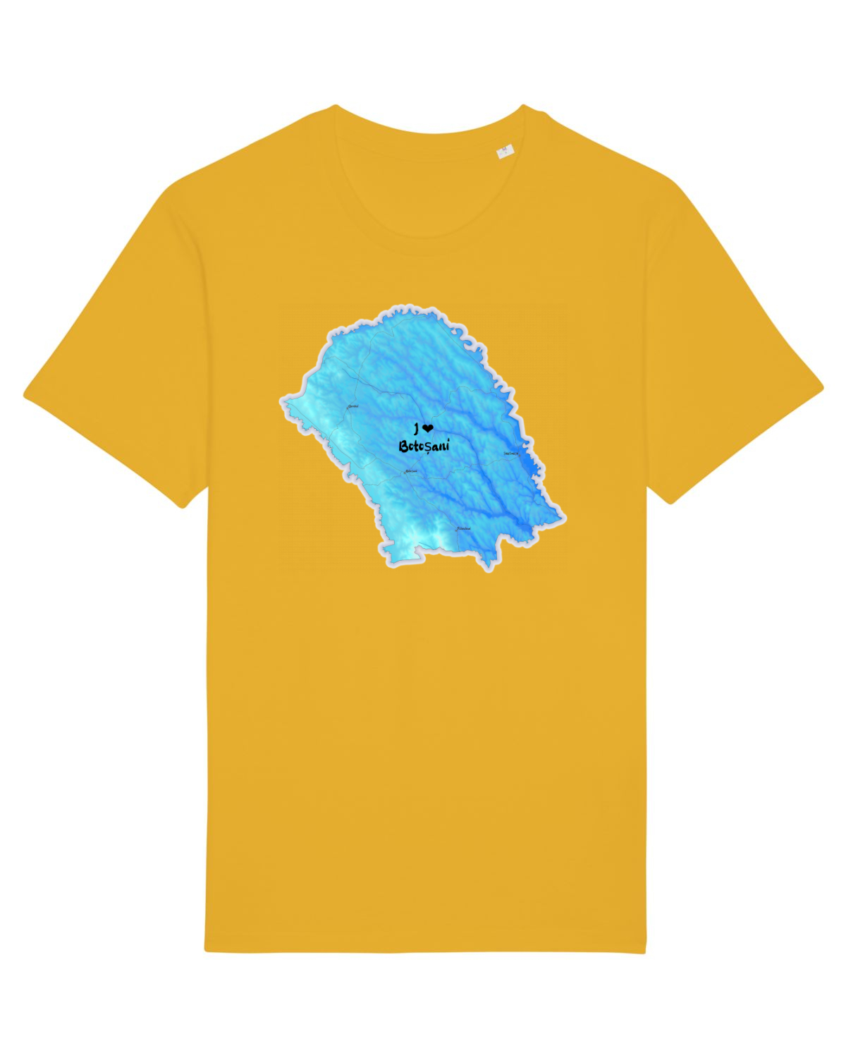 Tricou mânecă scurtă Unisex Rocker Spectra Yellow