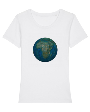 No borders - Earth Globe 1 White
