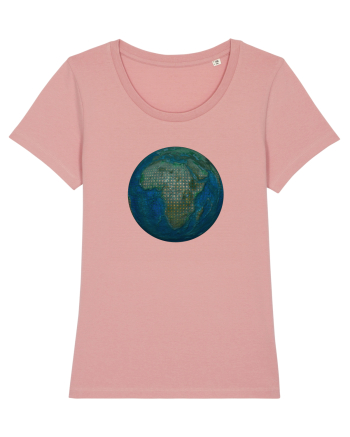 No borders - Earth Globe 1 Canyon Pink