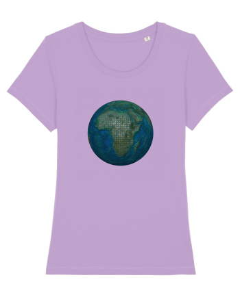 No borders - Earth Globe 1 Lavender Dawn
