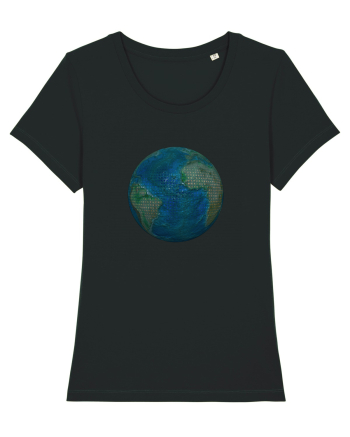 No borders - Earth Globe 2 Black