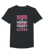 Treat me like a Queen Tricou mânecă scurtă guler larg Bărbat Skater