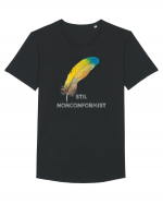 STIL NONCONFORMIST Tricou mânecă scurtă guler larg Bărbat Skater