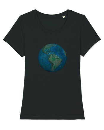 No borders - Earth Globe 3 Black
