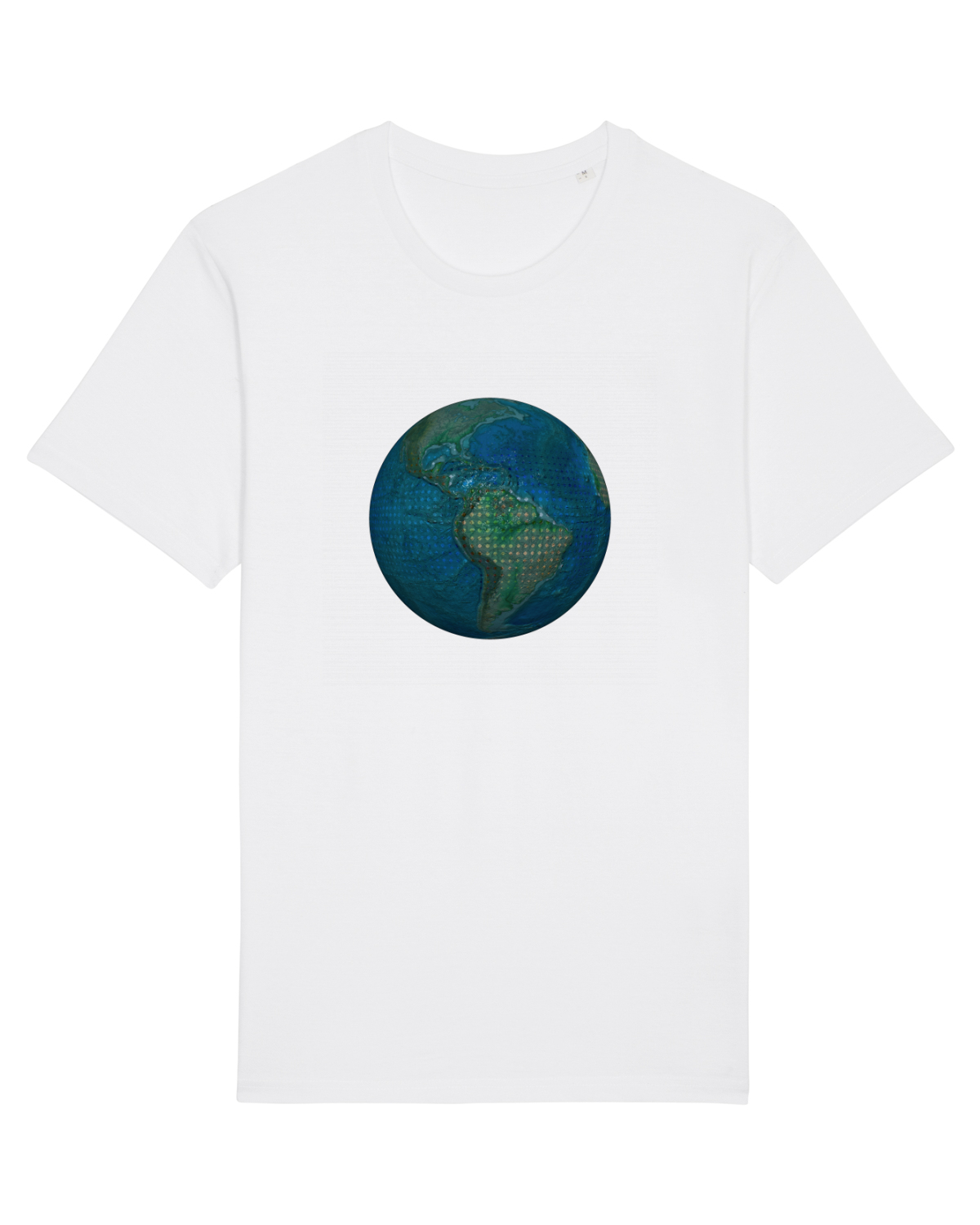 Tricou mânecă scurtă Unisex Rocker White