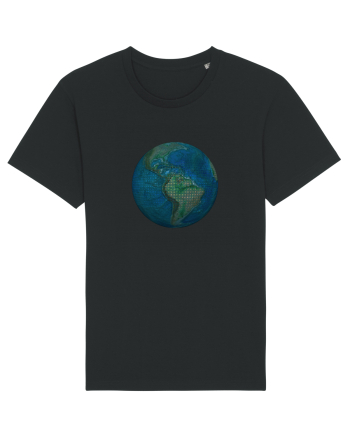 No borders - Earth Globe 3 Black