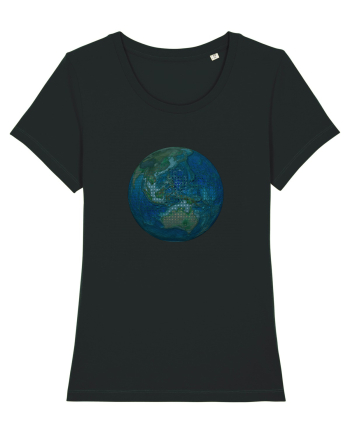 No borders - Earth Globe 4 Black