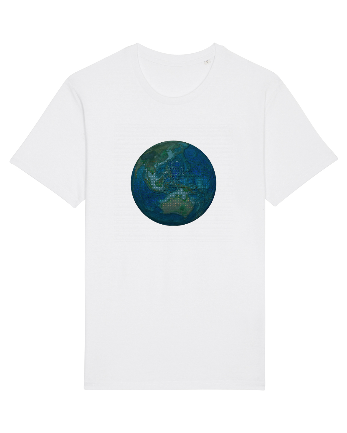 Tricou mânecă scurtă Unisex Rocker White
