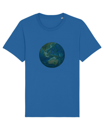 No borders - Earth Globe 4 Royal Blue
