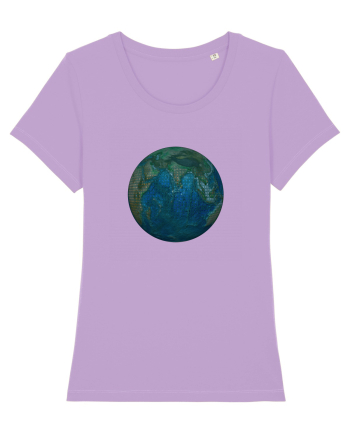 No borders - Earth Globe 5 Lavender Dawn