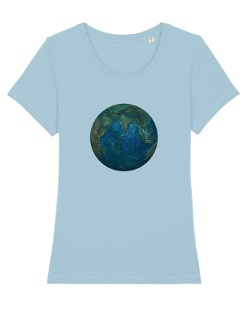 No borders - Earth Globe 5 Sky Blue