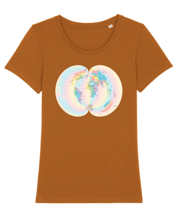 Projected Time Zones - Polyconic Roasted Orange