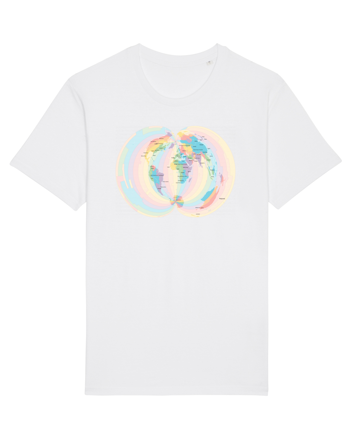 Tricou mânecă scurtă Unisex Rocker White