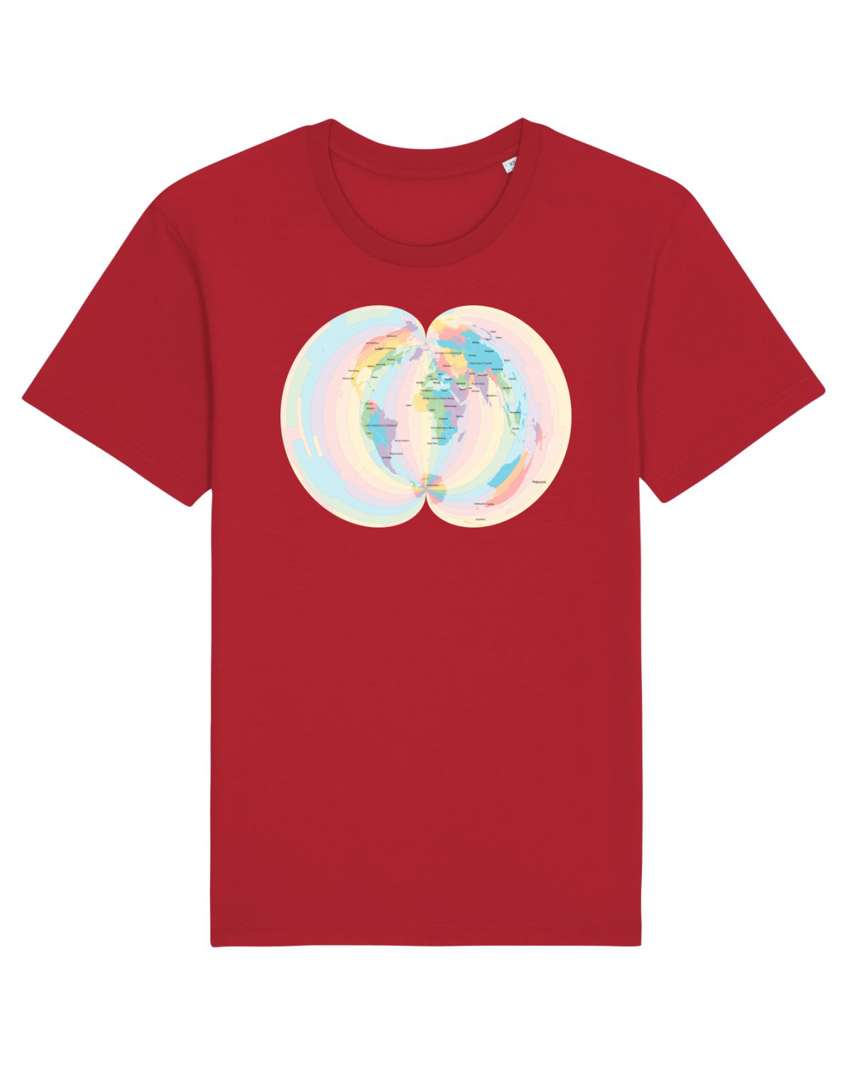 Tricou mânecă scurtă Unisex Rocker Red