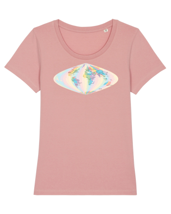 Projected Time Zones - Sinusoidal Canyon Pink