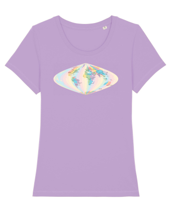 Projected Time Zones - Sinusoidal Lavender Dawn