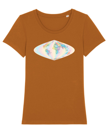 Projected Time Zones - Sinusoidal Roasted Orange