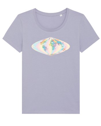 Projected Time Zones - Sinusoidal Lavender