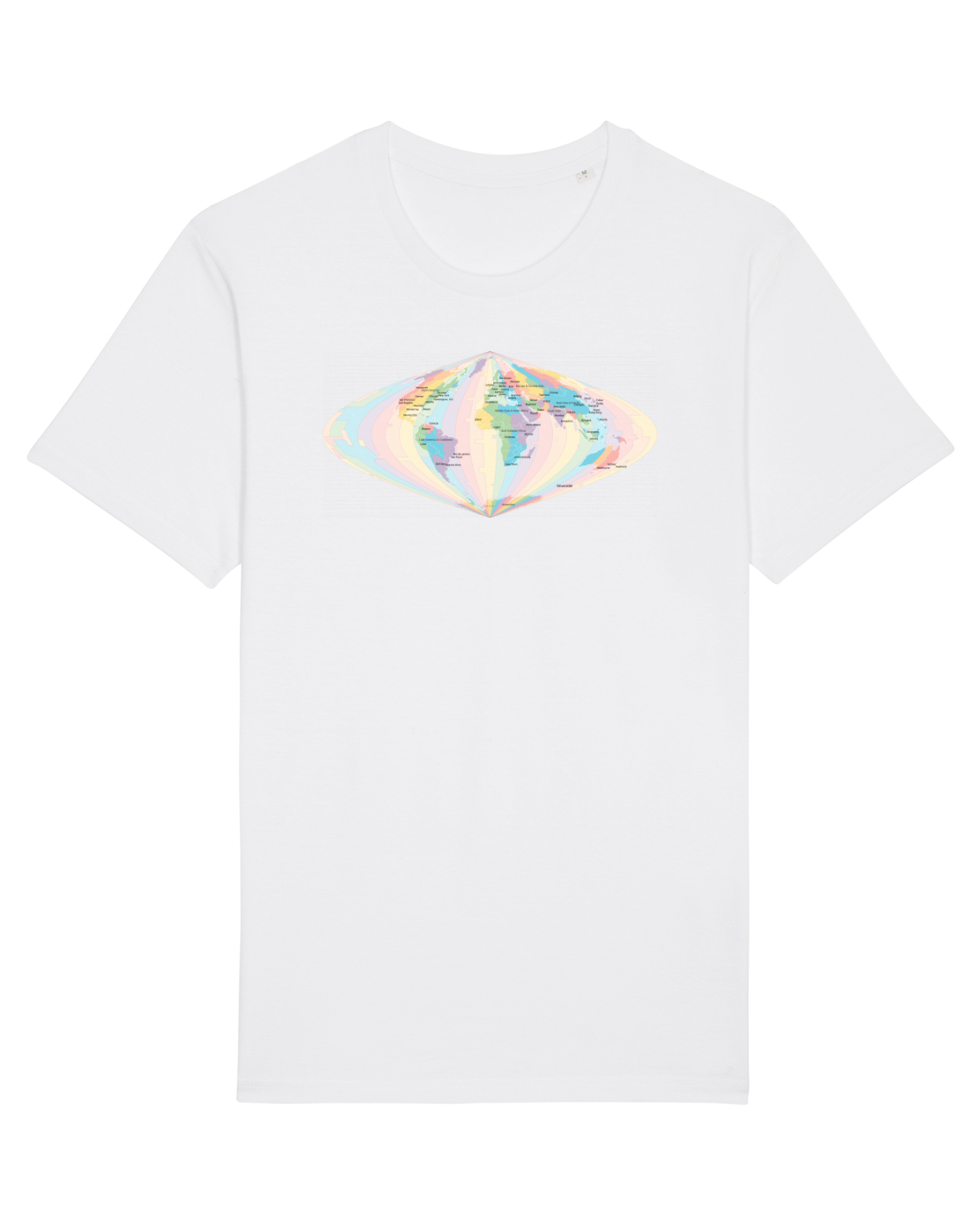 Tricou mânecă scurtă Unisex Rocker White