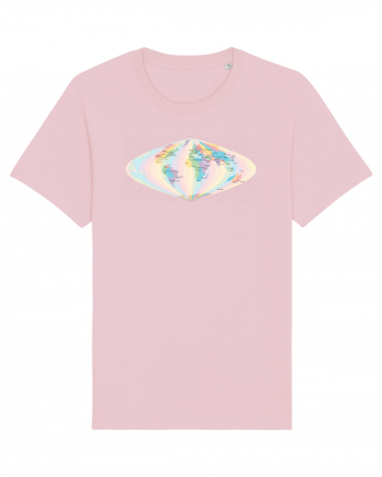 Projected Time Zones - Sinusoidal Cotton Pink