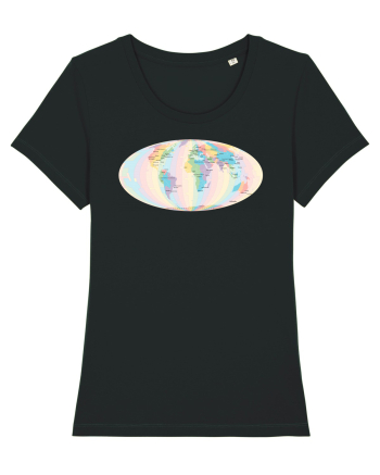 Projected Time Zones - Mollweide Black