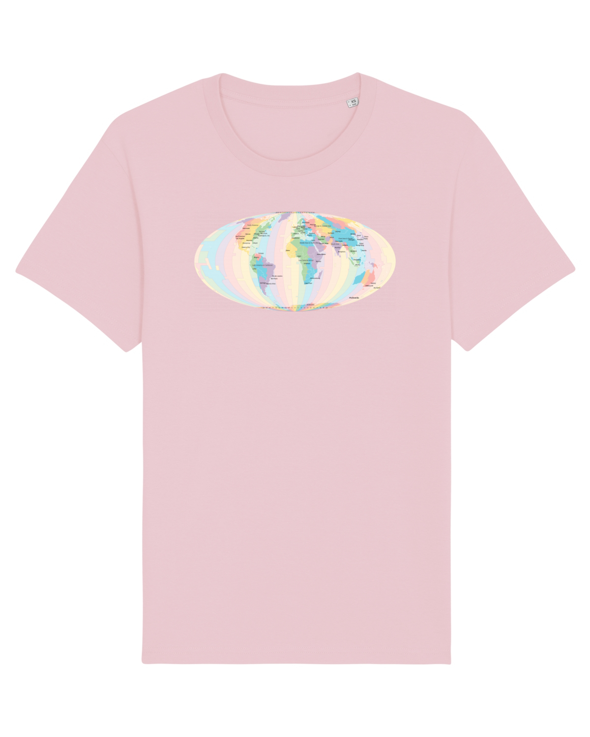 Tricou mânecă scurtă Unisex Rocker Cotton Pink