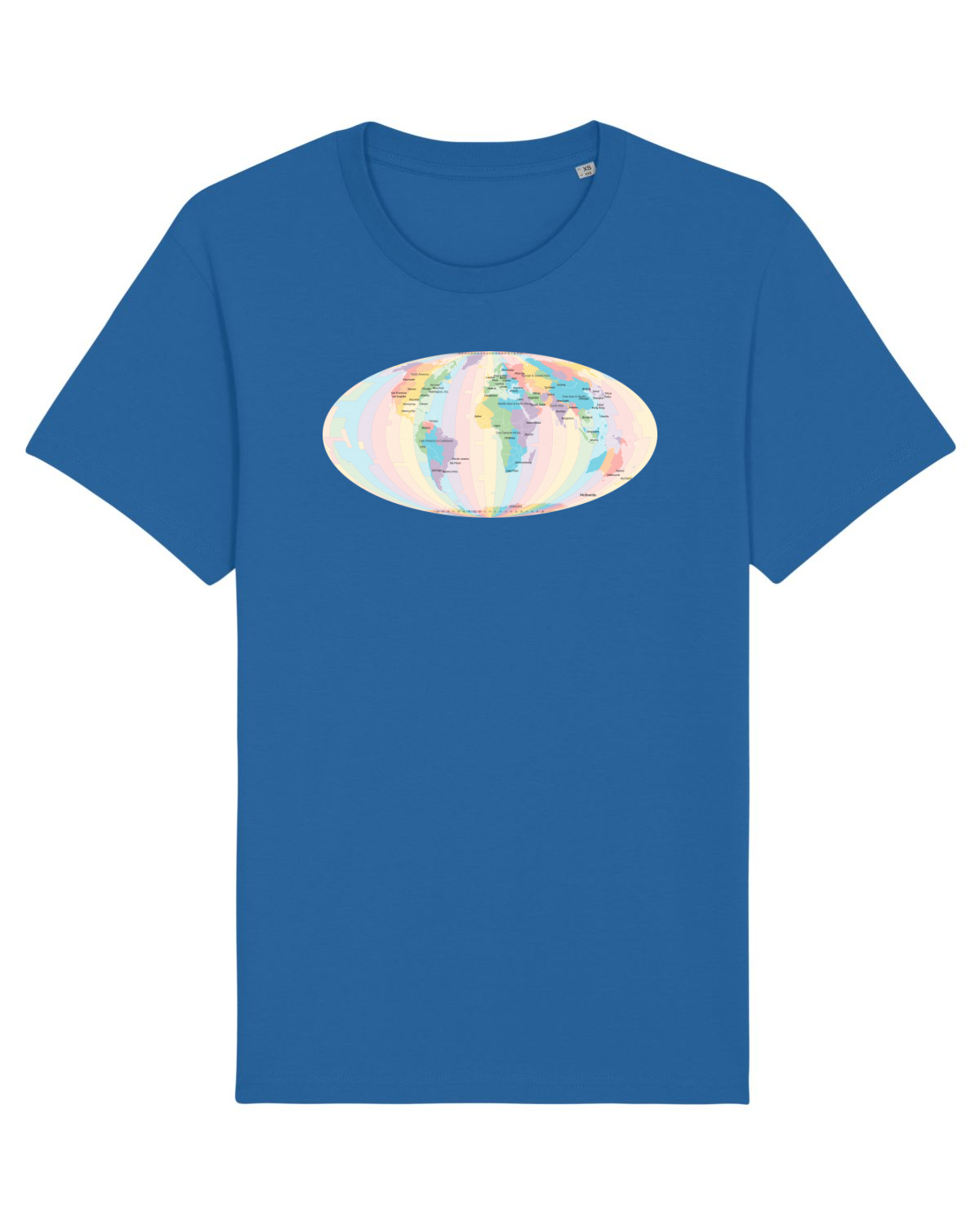 Tricou mânecă scurtă Unisex Rocker Royal Blue