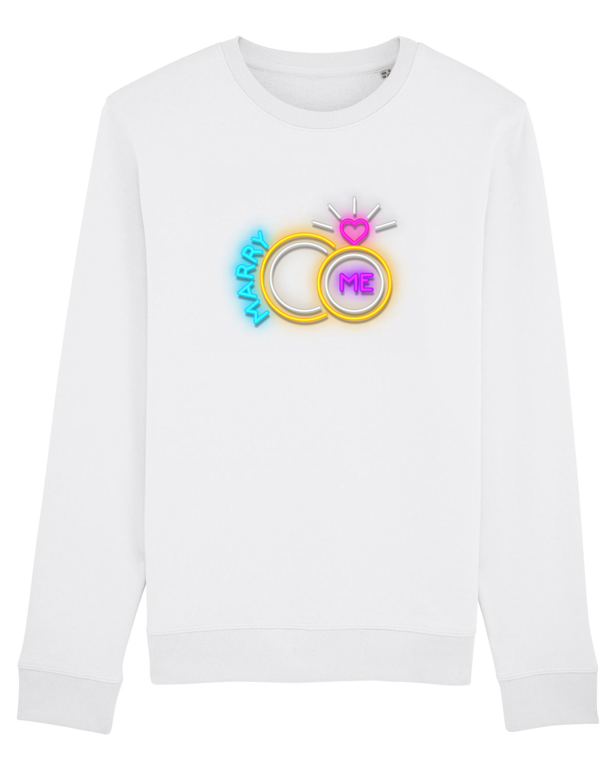 Bluză mânecă lungă Unisex Rise White