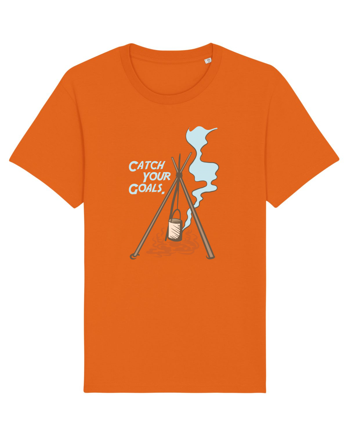 Tricou mânecă scurtă Unisex Rocker Bright Orange