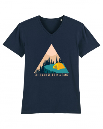 Chill and Relax in a Camp French Navy