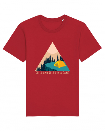 Chill and Relax in a Camp Red