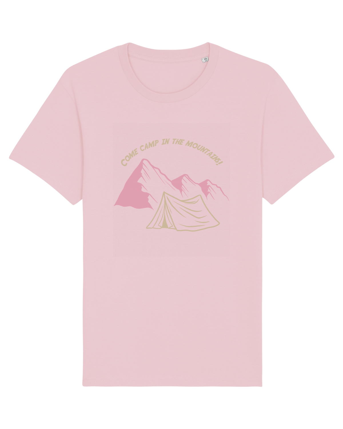 Tricou mânecă scurtă Unisex Rocker Cotton Pink