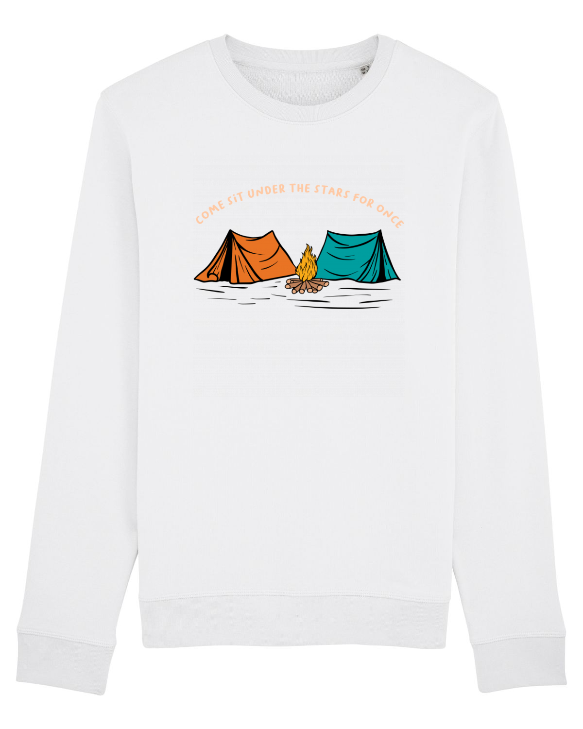 Bluză mânecă lungă Unisex Rise White
