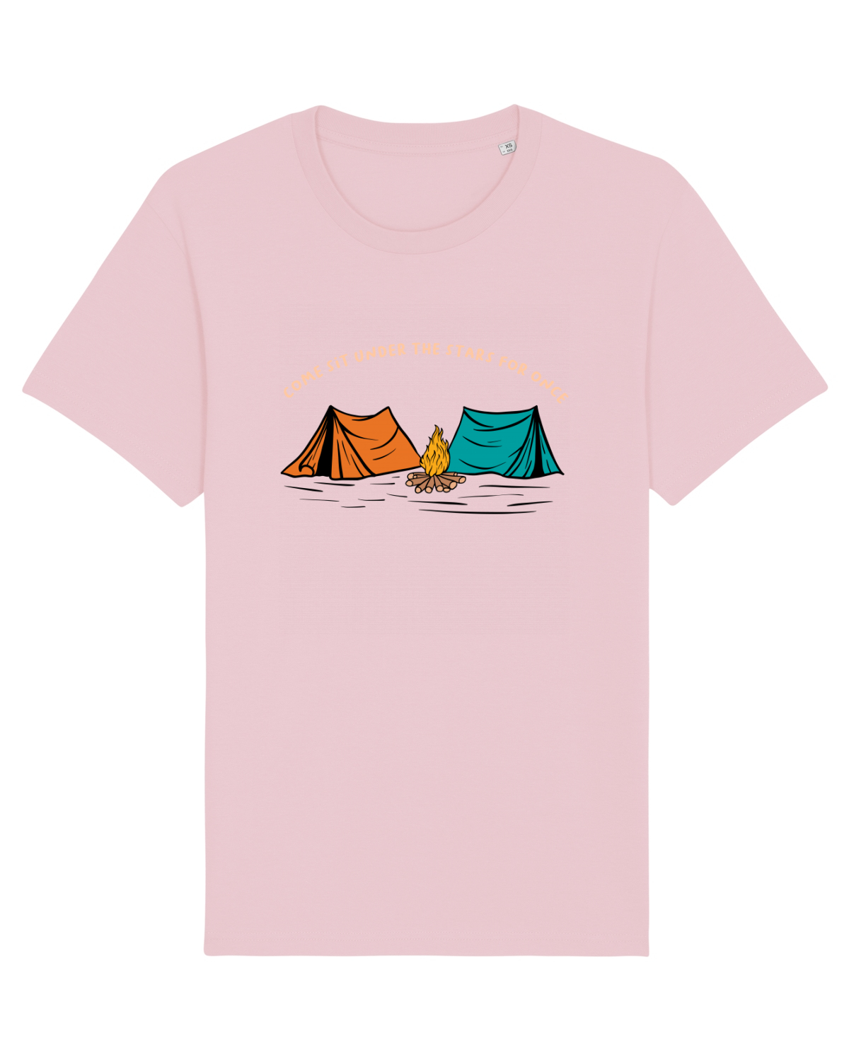 Tricou mânecă scurtă Unisex Rocker Cotton Pink