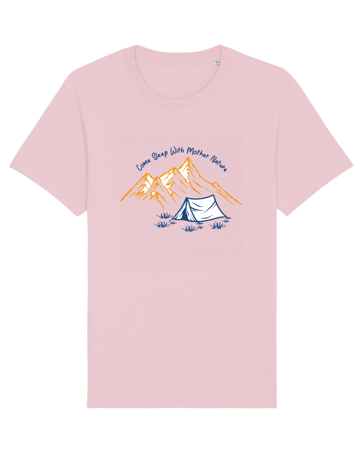 Tricou mânecă scurtă Unisex Rocker Cotton Pink