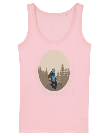 Discover the Way to Peaceful Life Cotton Pink